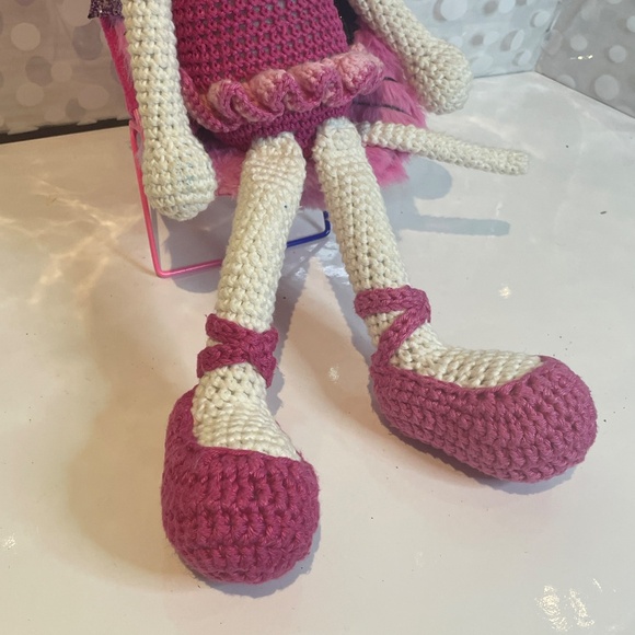 Handmade Amigurumi 🩰🐭Ballerina Mouse Crochet pet - Picture 4 of 10